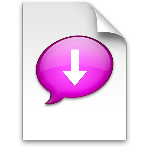 iChat Pink Transfer Icon 512x512 png